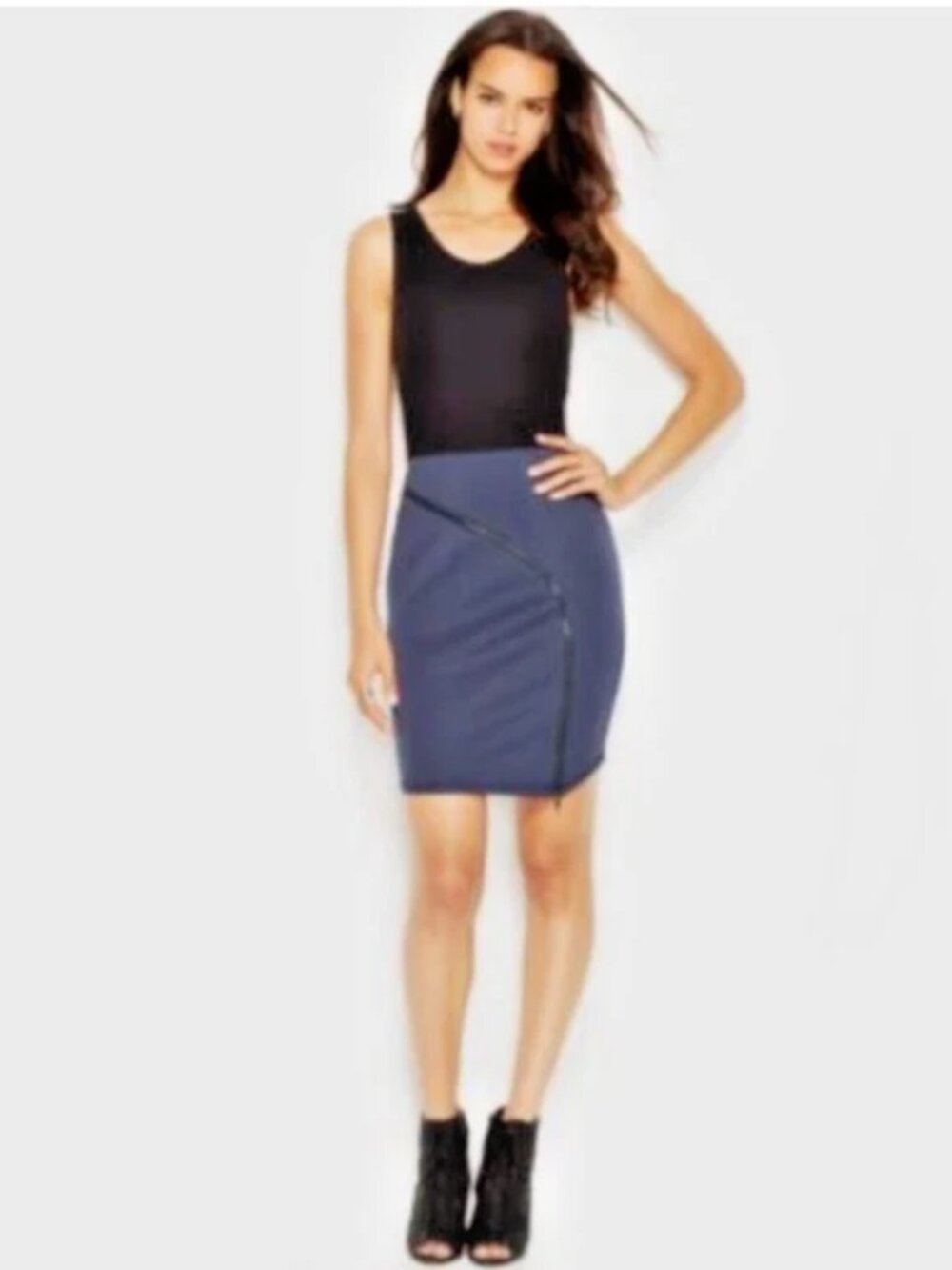 Rachel Roy Scoop Neck Colorblock Sheath Dress Sz XL